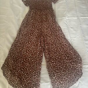 Miami Brown Floral Bodysuit